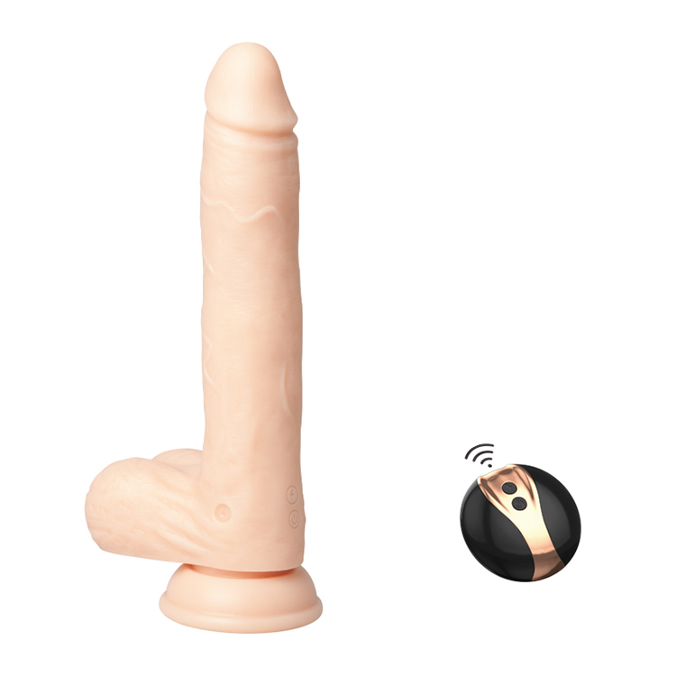 Retractable Rotational Vibrating Dildo